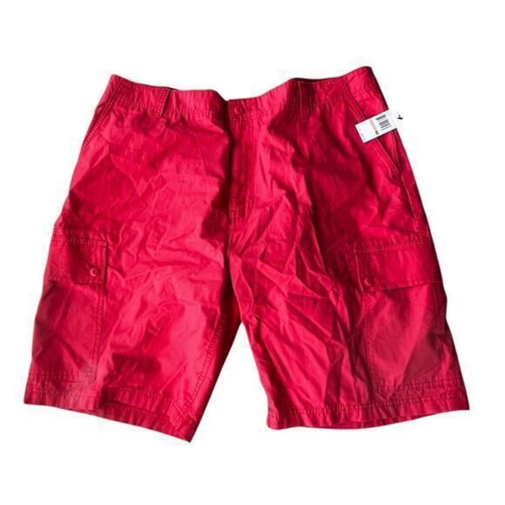 Nautica Men's Nantucket Red Cargo Utility Shorts Big & Tall NWT Size 42